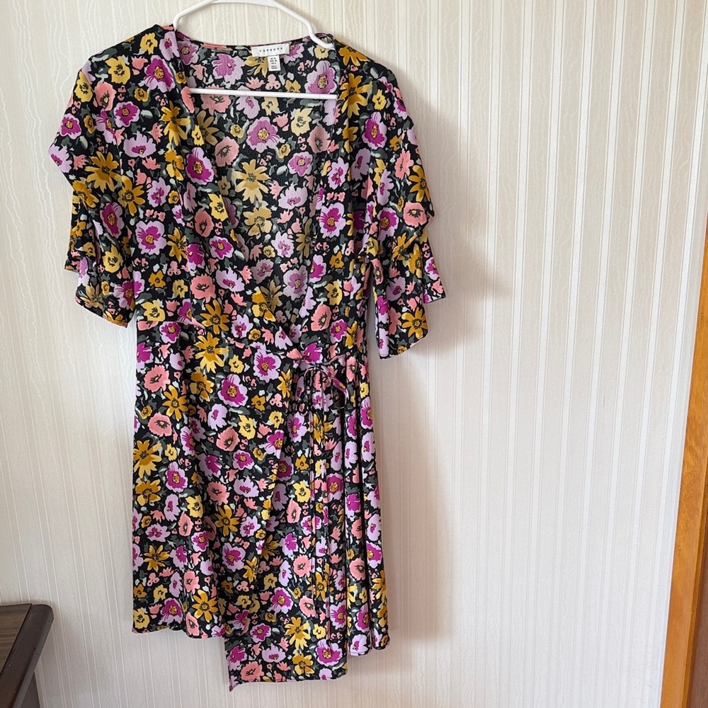 Topshop Multicolor Floral Dress